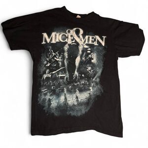 VTG Of Mice & Men Metalcore Band Tee - Live Photo Collage - Gildan - Small